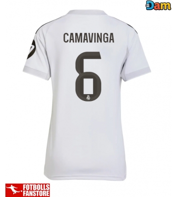 Real Madrid Eduardo Camavinga #6 Hemmatröja Dam 2025-26 Kortärmad